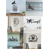 Vinilos Decorativos Pared Crossfit, Fitness, Gym