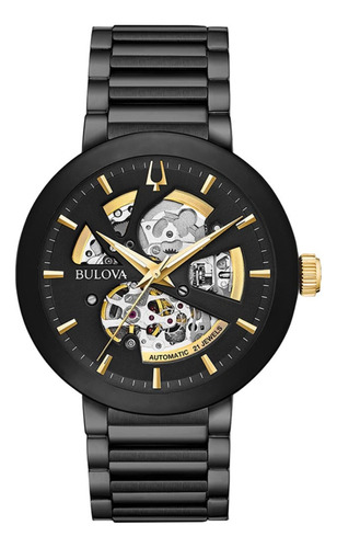 Reloj Bulova Hombre Futuro Automatic 98a203, Agente Oficial 