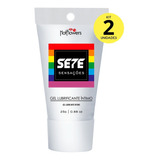 Kit Gel Deslizante Lubrificante Anal Sete Sensações Discreto