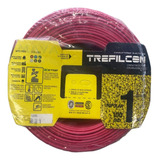 Cable Unipolar 1mm Rojo 100mts Trefilcon Certificado Iram