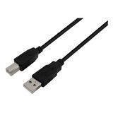 Cable Usb Impresora A/b 1.8mt Compatible Hp Brother Epson