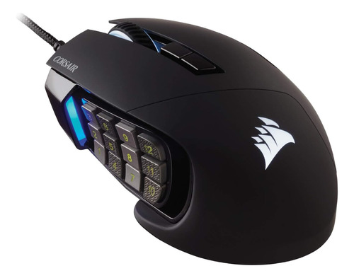 Ratón Para Juegos Corsair Scimitar Rgb Elite Para Moba, Mmo 