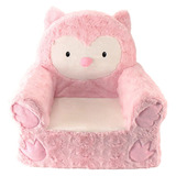 | Asientos Dulces | Buho Niños Pink Silla De Felpa