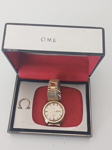 Reloj Omega Seamaster Automático De Hombre En Chapa De Oro 