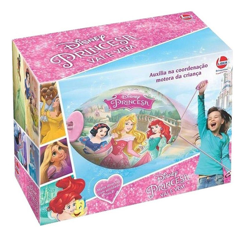 Vai E Vem Brinquedo Infantil Princesas Meninas Lider 