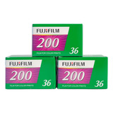 Fujifilm Pelicula Fuji Color  Iso 200  36 Exp (pack 3pzs)  