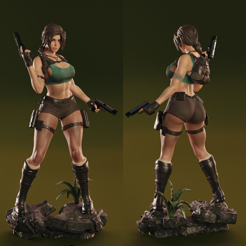 Tomb Raider Lara Croft A3d Archivos Para Impresión 3d