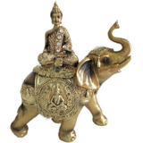 Buda Con Elefante - Atrayente De Salud Y Abundancia