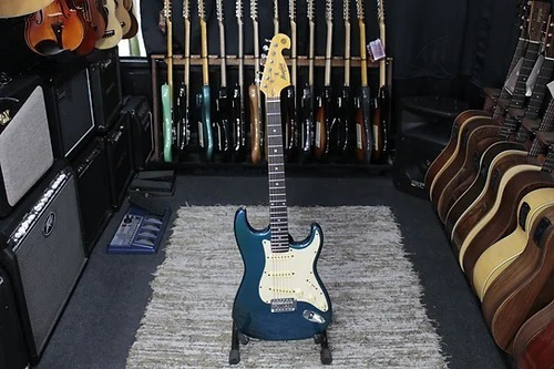 Guitarra Stratocaster Memphis Metallic Blue ( Vintage ) Mg32