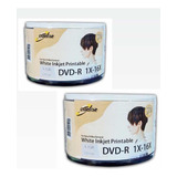 Dvd  R 16x 4.7gb Imprimible Cursor 2 Pack 50 Unidades C/u