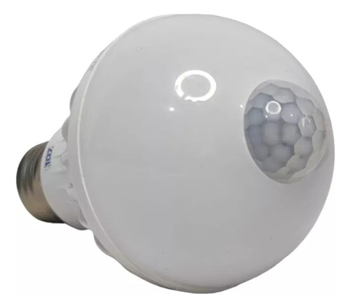 Bombillo Roseta Luz Led Sensor Movimiento 7w Ahorro Energía