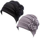 Honenna Turbante Fruncido Para Quimio  Gorro De Punto Para E