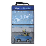 Bolso Organizador Porta Tablet Butaca Auto Minions Minions Or-013mo Color Azul