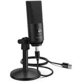 Microfone Fifine K670b Condensador Preto Usb Profissional