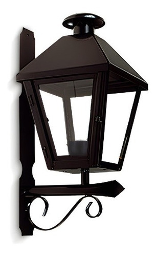 Farol Mensula Pared Exterior Chapa Vintage 39x19