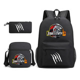 3-piece School Backpack Set With Printing