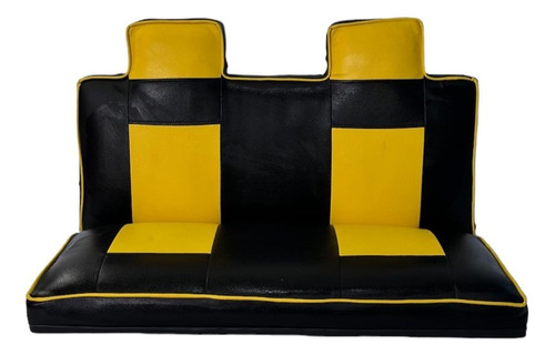 Banco De Mini Buggy Preto Com Amarelo