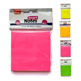 Bloco Adesivo Post It Cores Neon 100 Folhas Grande Brw