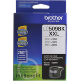 Cartucho Brother Lc-509bk Negro Inyeccion De Tinta Brothe /v