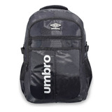 Mochila Umbro® Practica Porta Laptop Hasta 17 Impermeable Color Negro