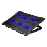 Cooler Para Notebook Bright Storm Até 17.3 Cód.bc002 Cor Preto Cor Do Led Azul