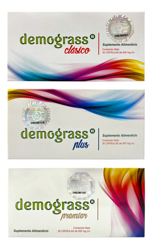 Kit Demograss Plus Clasico Premier (3 Cajas) 100% Original