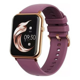 Intelligent Impermeable Watch For Women Xiaomi Huawei Q19 P Color De La Caja Purpura