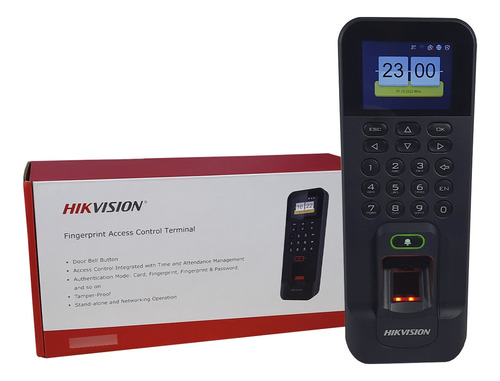 Controle De Acesso Leitor Biométrico Hikvision Ds-k1t804bef