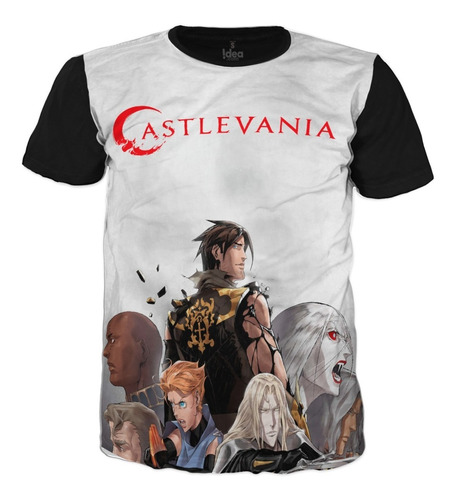 Camiseta De  Castlevania Anime Para Adulto Niño Hombre