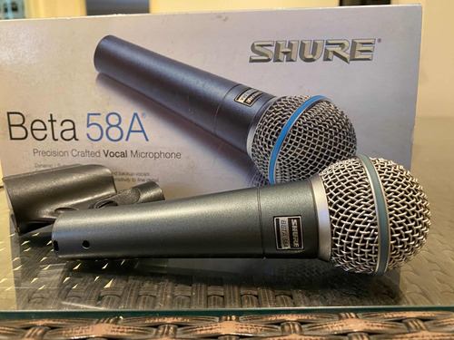 Micrófono Shure Beta 58a En Caja, Excelente Estado
