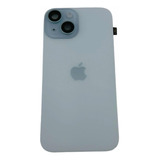 Tapa Trasera Cristal iPhone 15 Azul Blue + Nfc + Flash