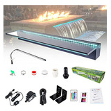 Fuente Acero Color Multi-led Piscina Jardín Decoraciones