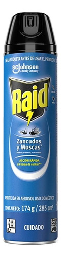 Raid Insecticida Aerosol 285ml - Unidad - mL a $53