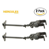 Kit 2un Suporte Hercules Gsp40 Wb Preto Haste Longa