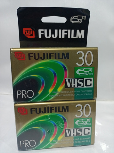 Cassette Vhs-c  Fujifilm Pro, Tc-30, Para Videocámaras !!