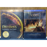 Señor Anillos 20 Años - Hobbit Trilogías Extendidas Blu Ray 
