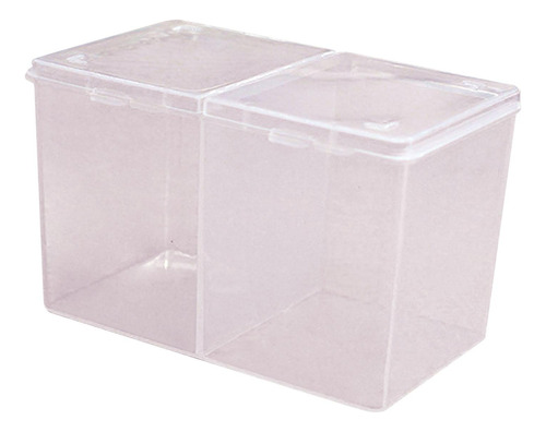 Caja De Almohadillas De Maquillaje De 2 Compartimentos, Caja
