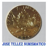 Cj#1r Moneda  Argentina 8 Escudos Replica Br/dorado Palermo
