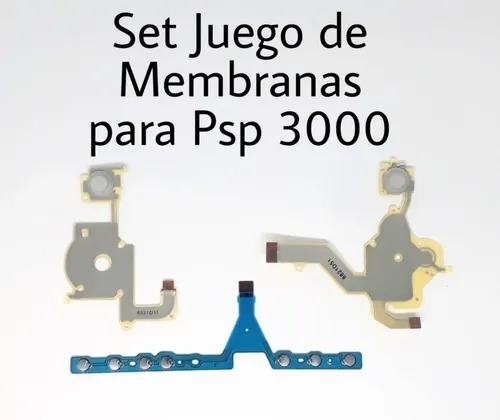 Set Juego De Membranas Para Psp 3000 Inc Las 3(izq/home/der)