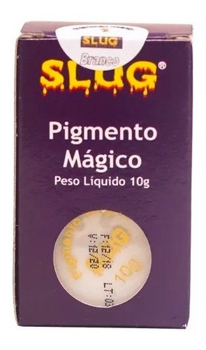 Pigmento Mágico Slug Halloween Branco Pancake 10g