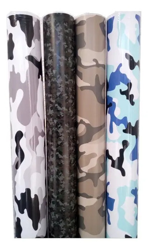 Vinyl Wrapping Camuflaje, 1.50cm X 1m, Autoadherible
