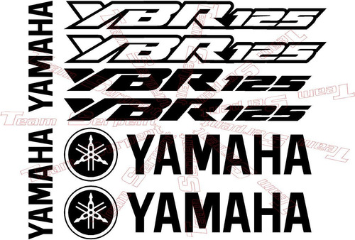 Yamaha Ybr 125 Calcomanias Stickers No Yzf R1 R6 