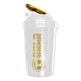 Shaker Simple Gold Nutrition Vaso Mezclador Proteinas Blanco