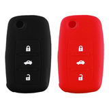 2 Fundas Silicon Llave Control Vw Jetta Golf Gti Beetle Seat