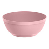 Saladeira Tigela Plástica 5l 30cm Luna Ou Cor Rosa Quartz