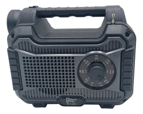 Radio Beck Play  Con Panel Solar, Carga Movil Y Altavoz 