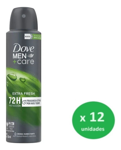 Pack Desodorante Dove Men Ap 150ml X 12 Unid.- Dh Tienda