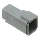 Conector Tipo Deutsch 6 Vias Porta Term. Macho (dtm04-6p)