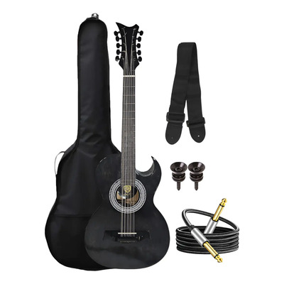 Bajo Quinto Electroacústico Cedro Color Negro Accesorios Acabado del cuerpo Barnizado Cantidad de cuerdas 10 Orientación de la mano Diestro | Meses sin interés