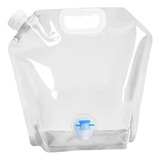 Contenedor De Agua Plegable Para Senderismo, Dispensador 5l